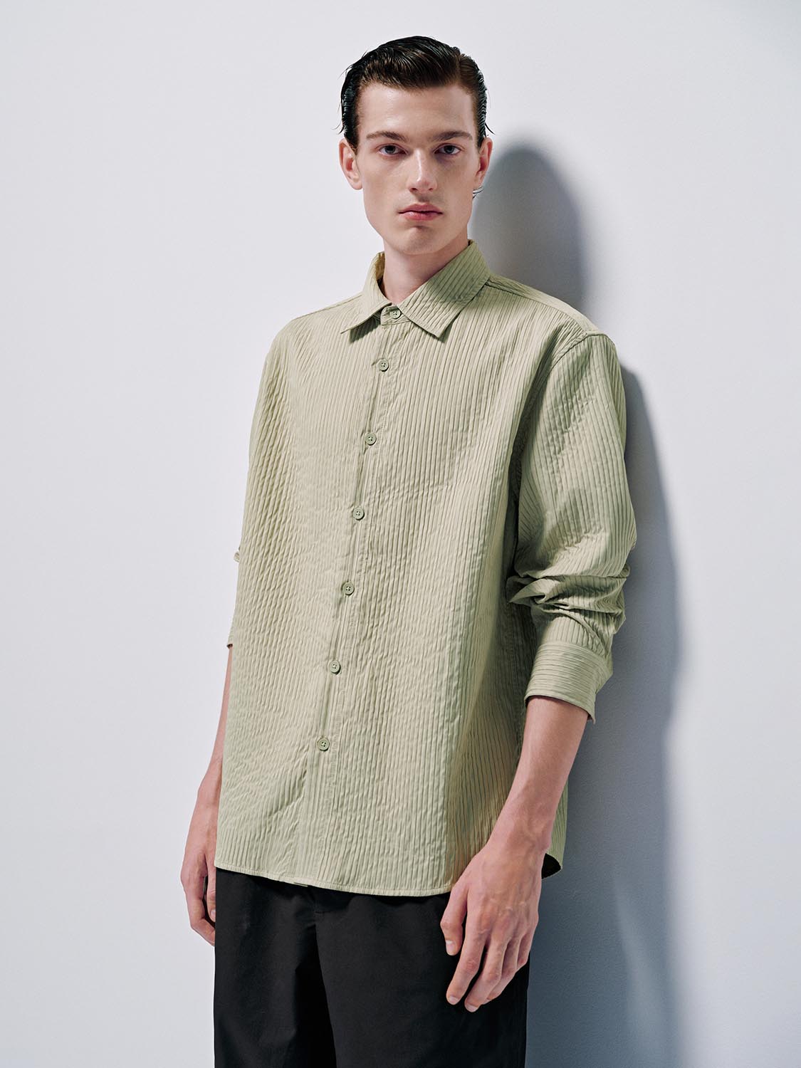 Loose Fit Crinkle Shirts