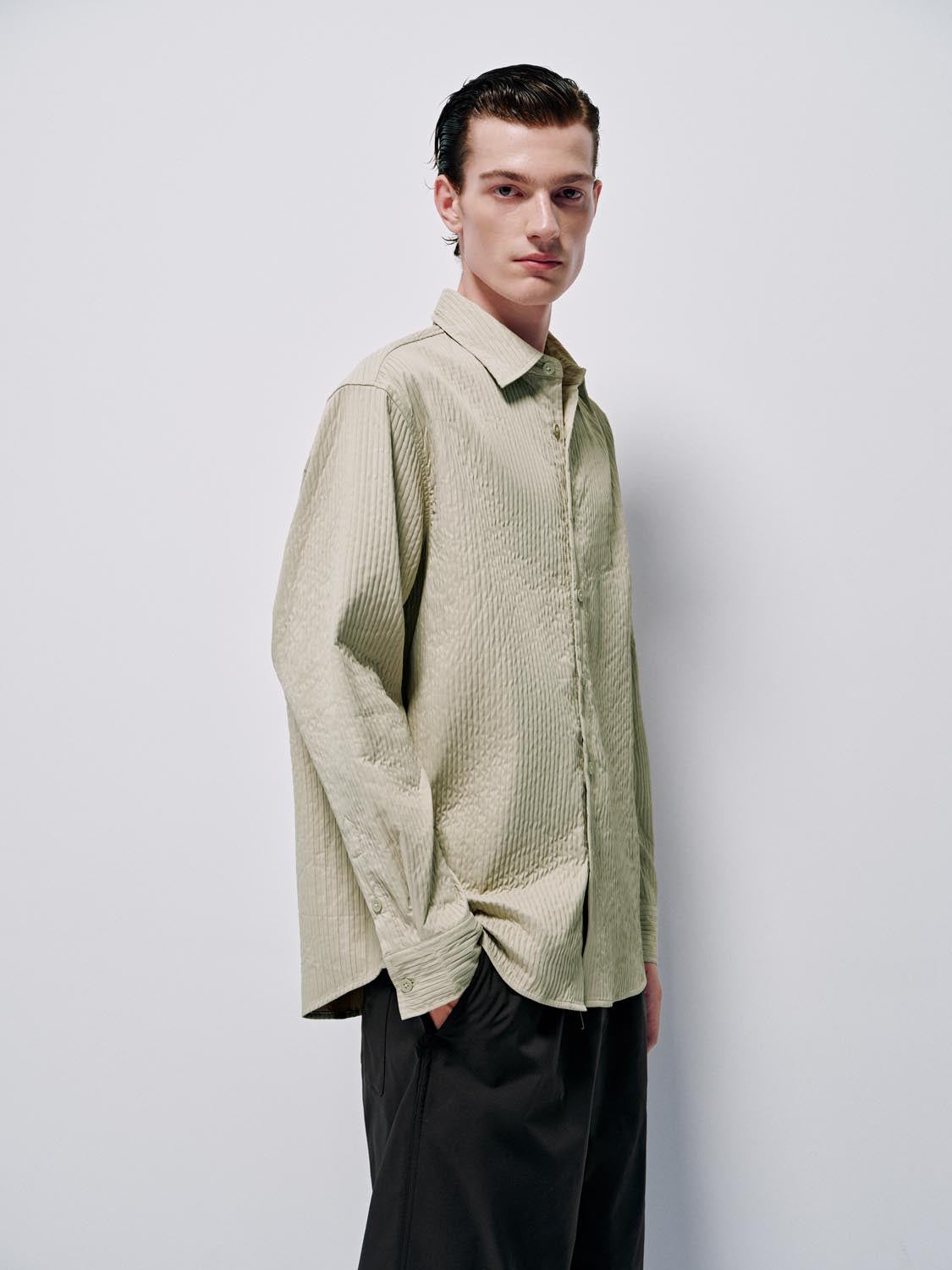 Loose Fit Crinkle Shirts