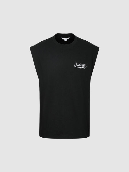 Printed Sleeveless T-Shirts