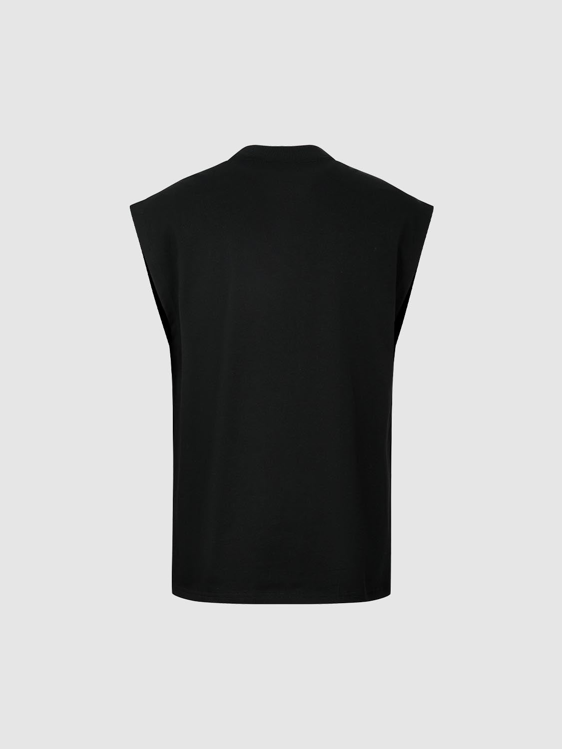 Printed Sleeveless T-Shirts