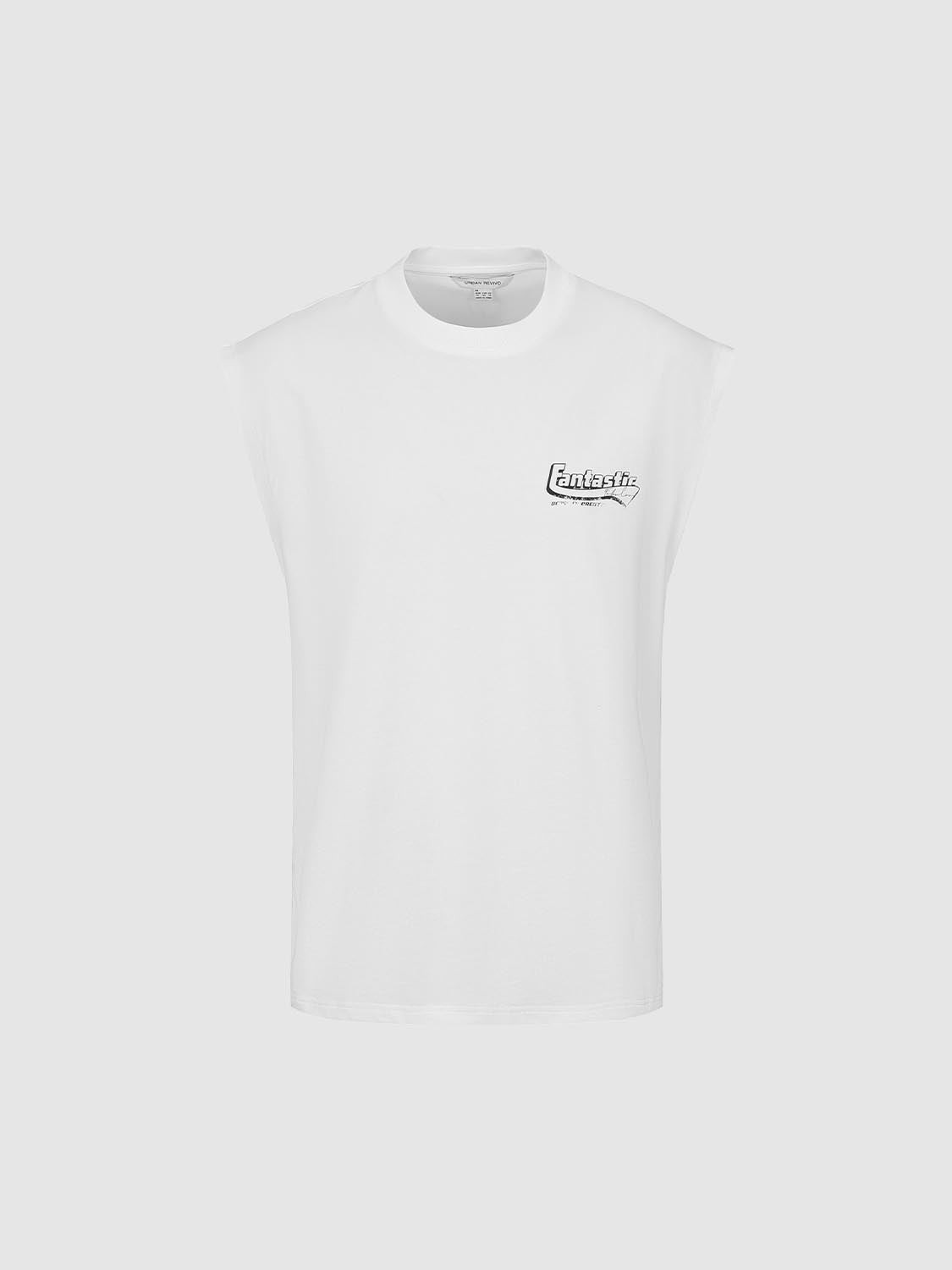Printed Sleeveless T-Shirts