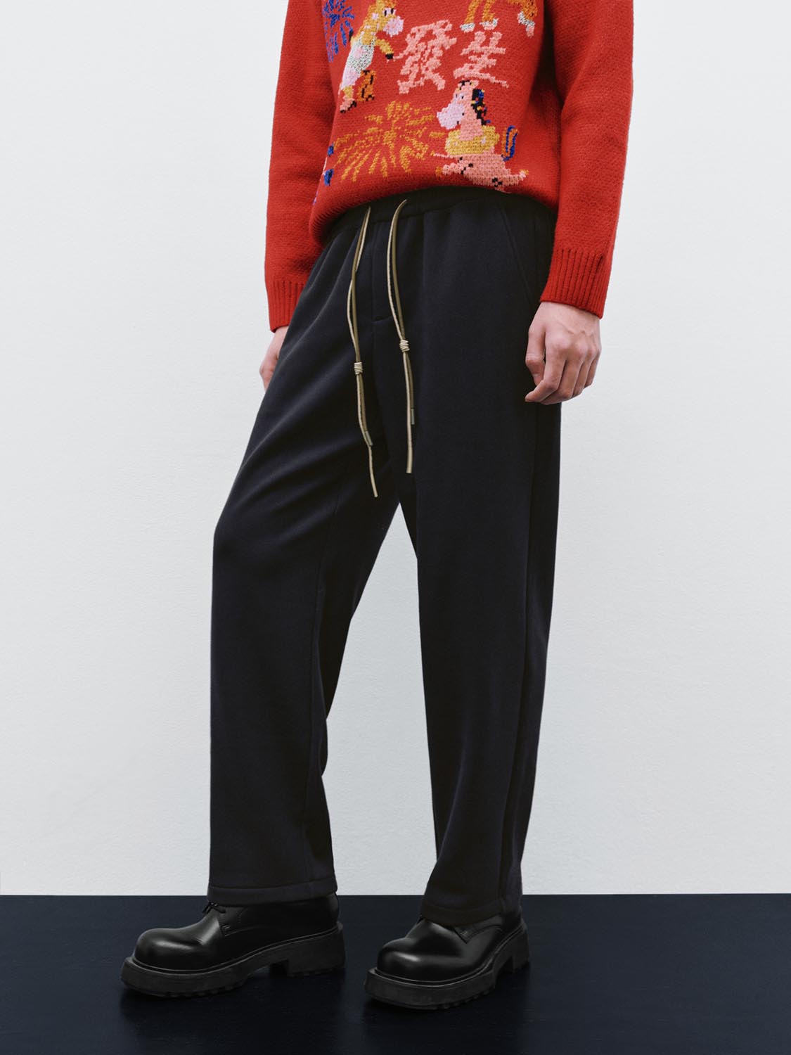 Pull On Straight Leg Pants