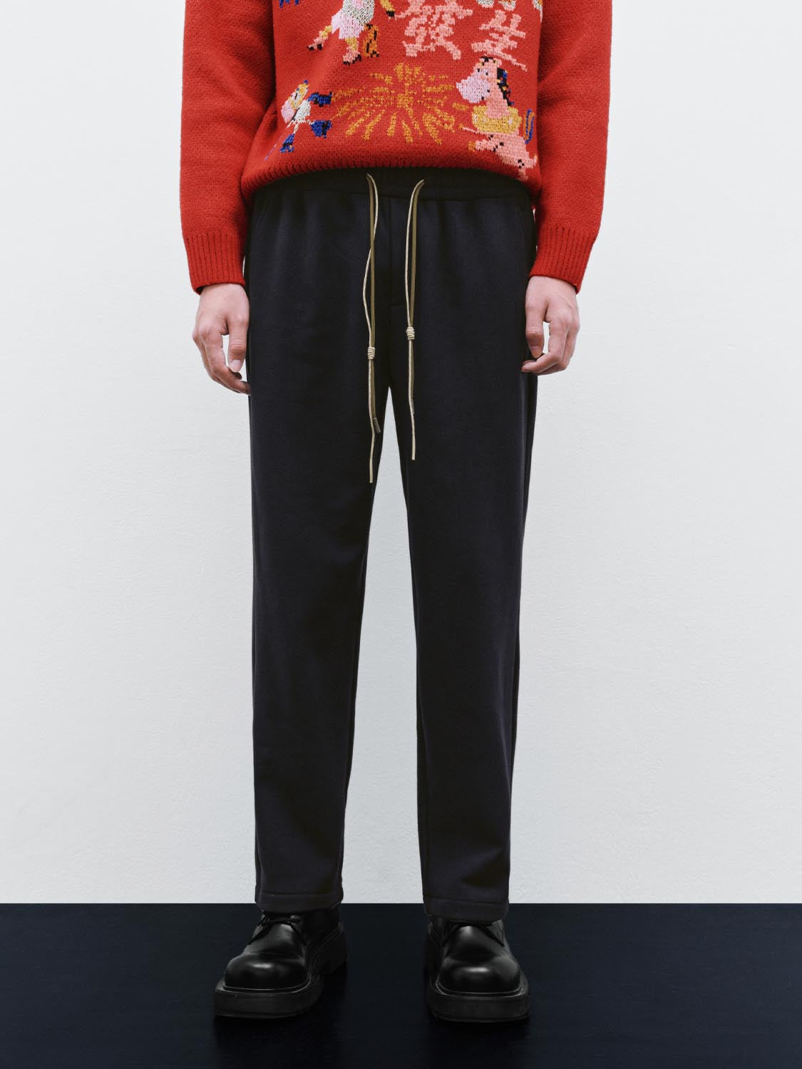 Pull On Straight Leg Pants