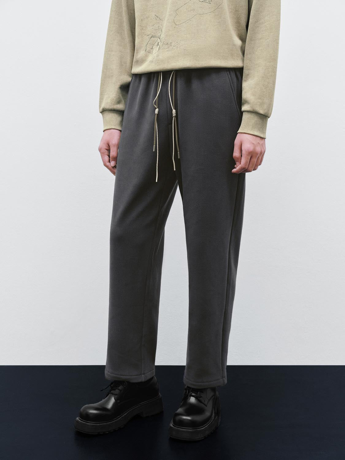 Pull On Straight Leg Pants