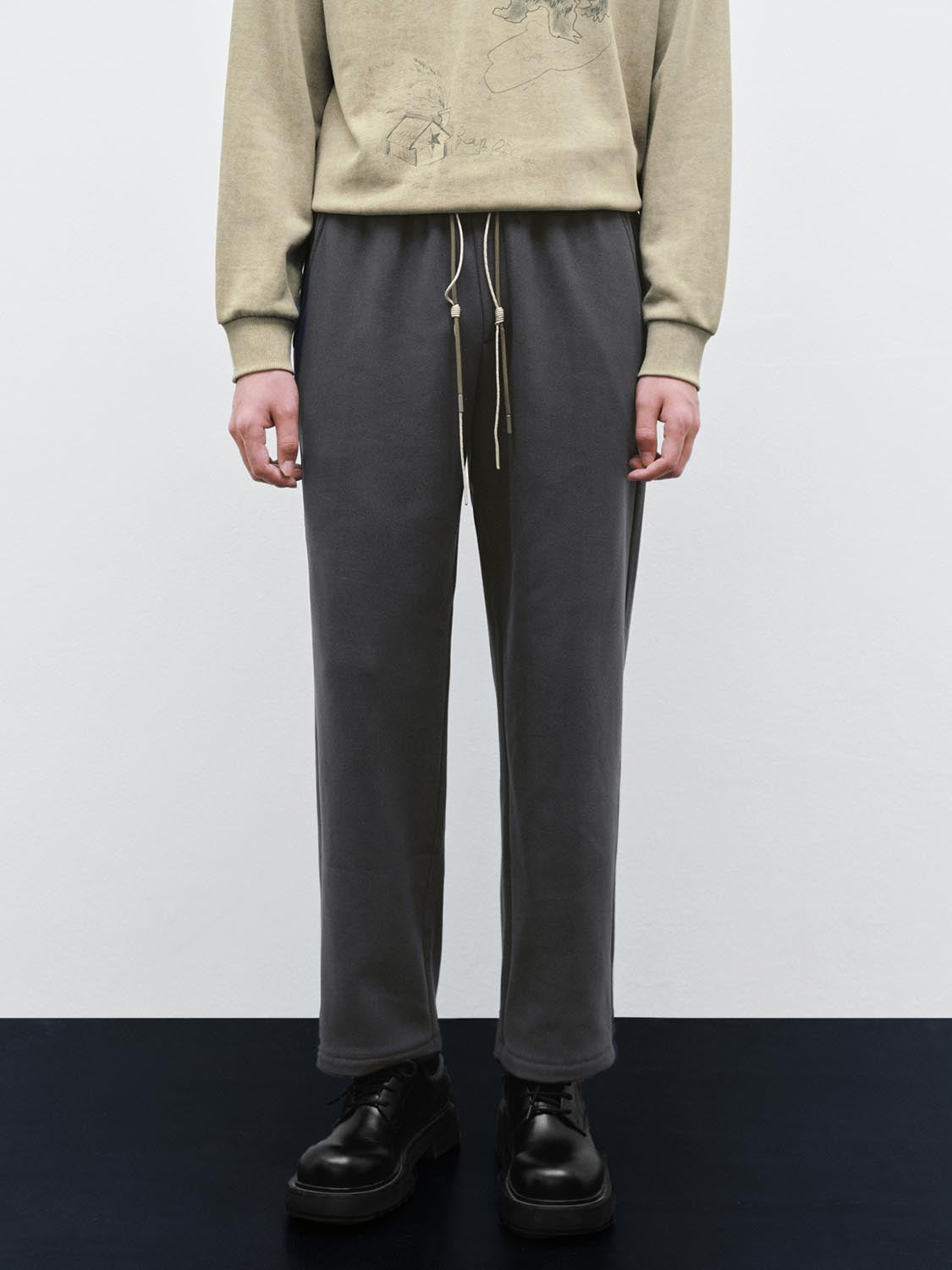 Pull On Straight Leg Pants