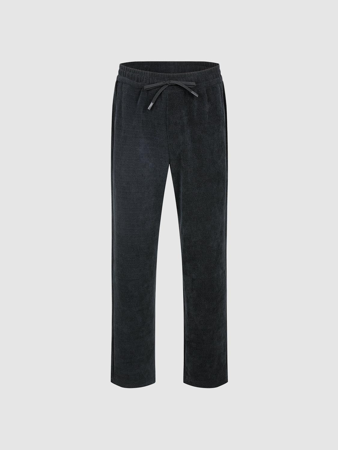 Drawstring Pull On Straight Leg Pants