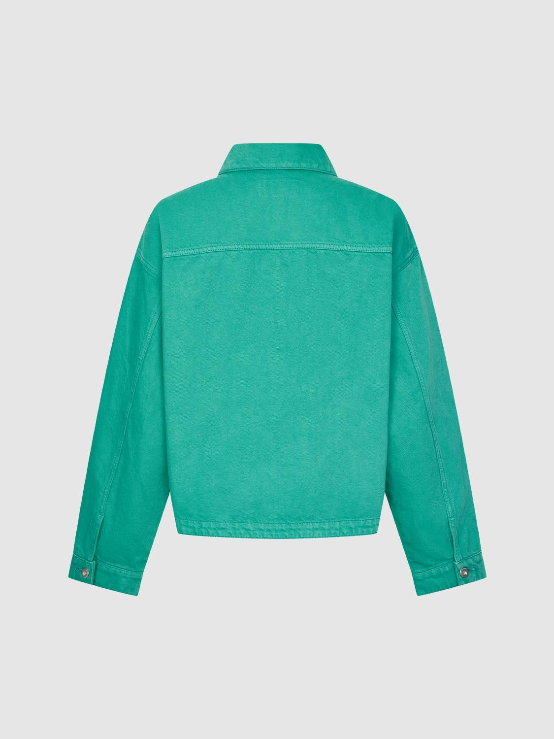 Oversize Zipper Pocket Denim Jackets