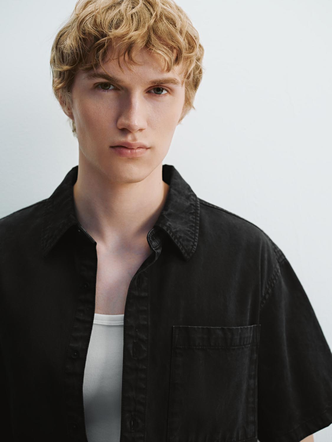 Denim Short Sleeve Shirts