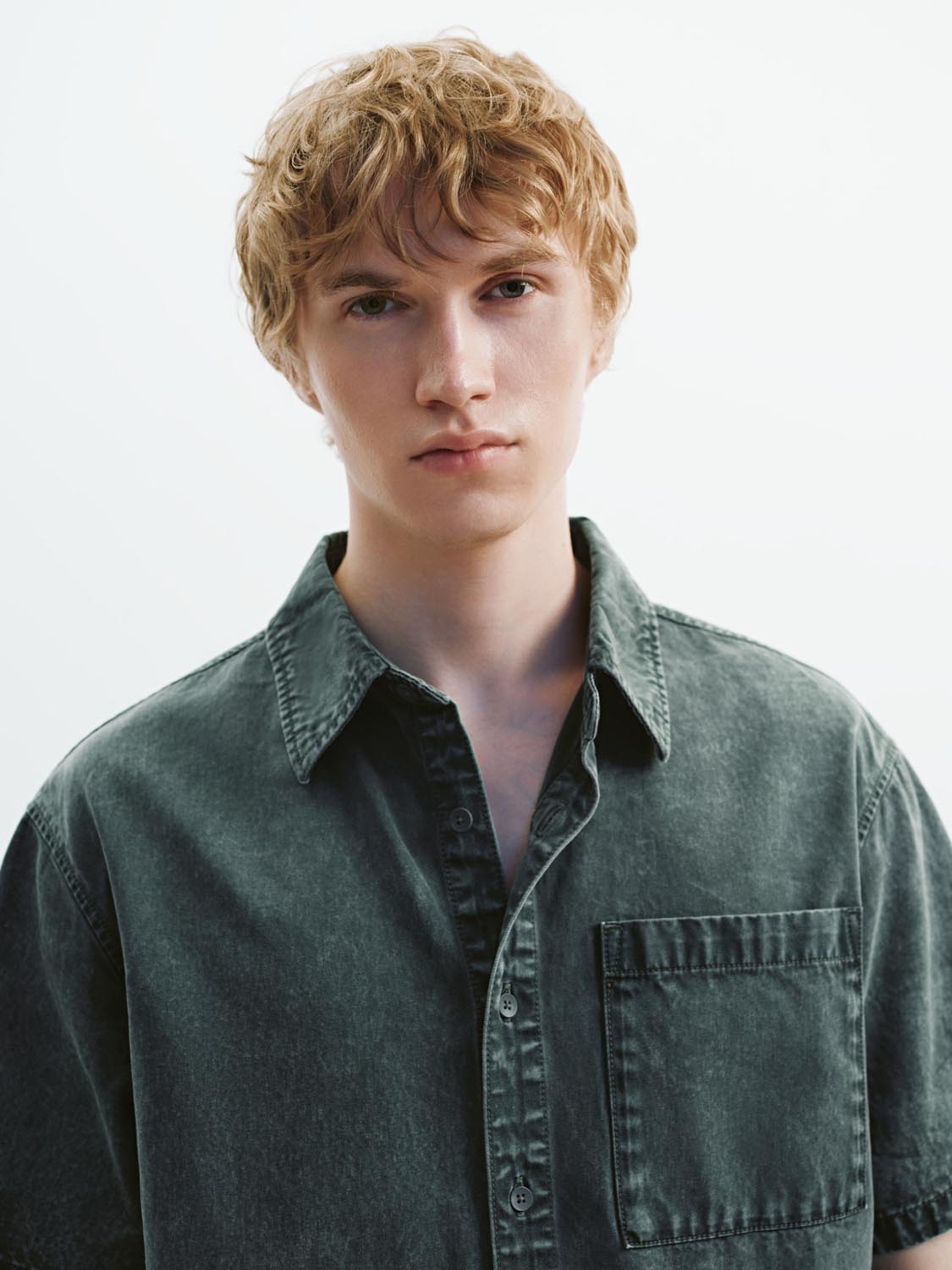Denim Short Sleeve Shirts