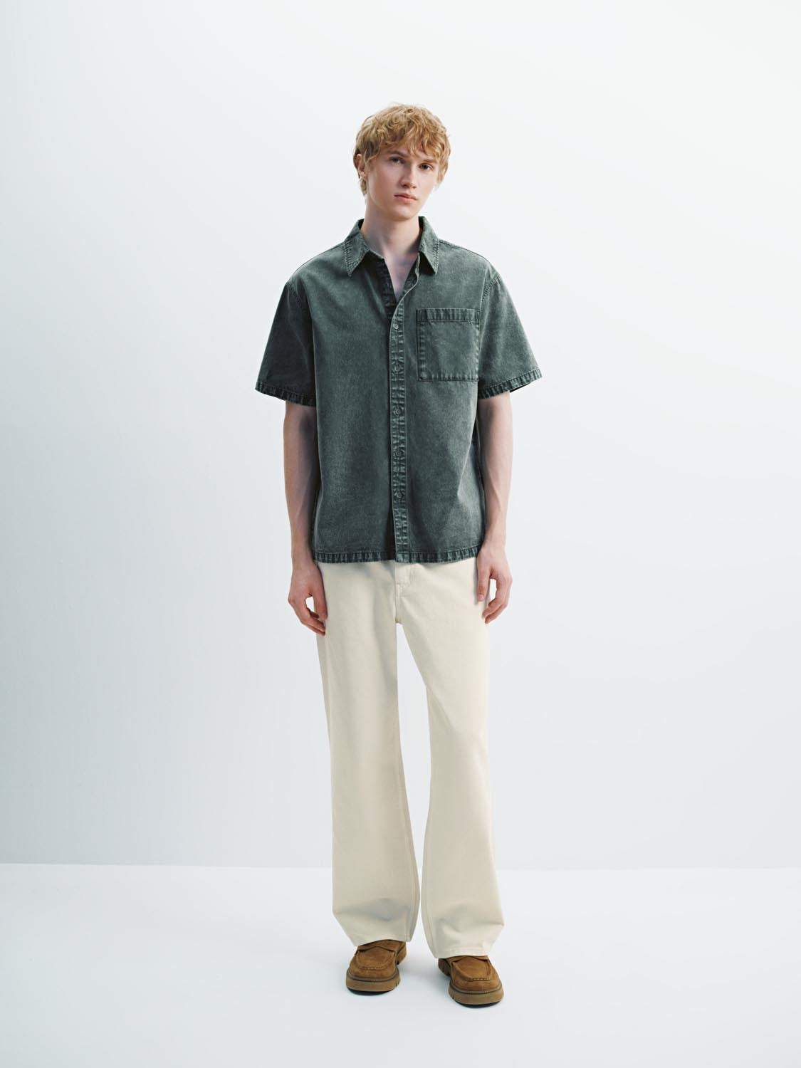 Denim Short Sleeve Shirts