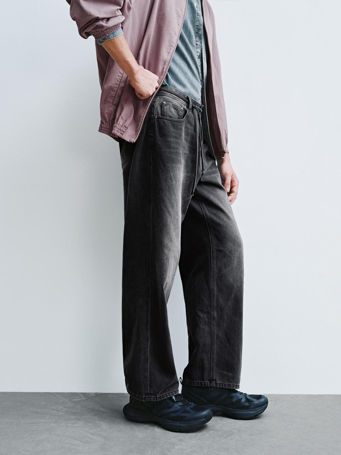 Gradient Straight Leg Jeans