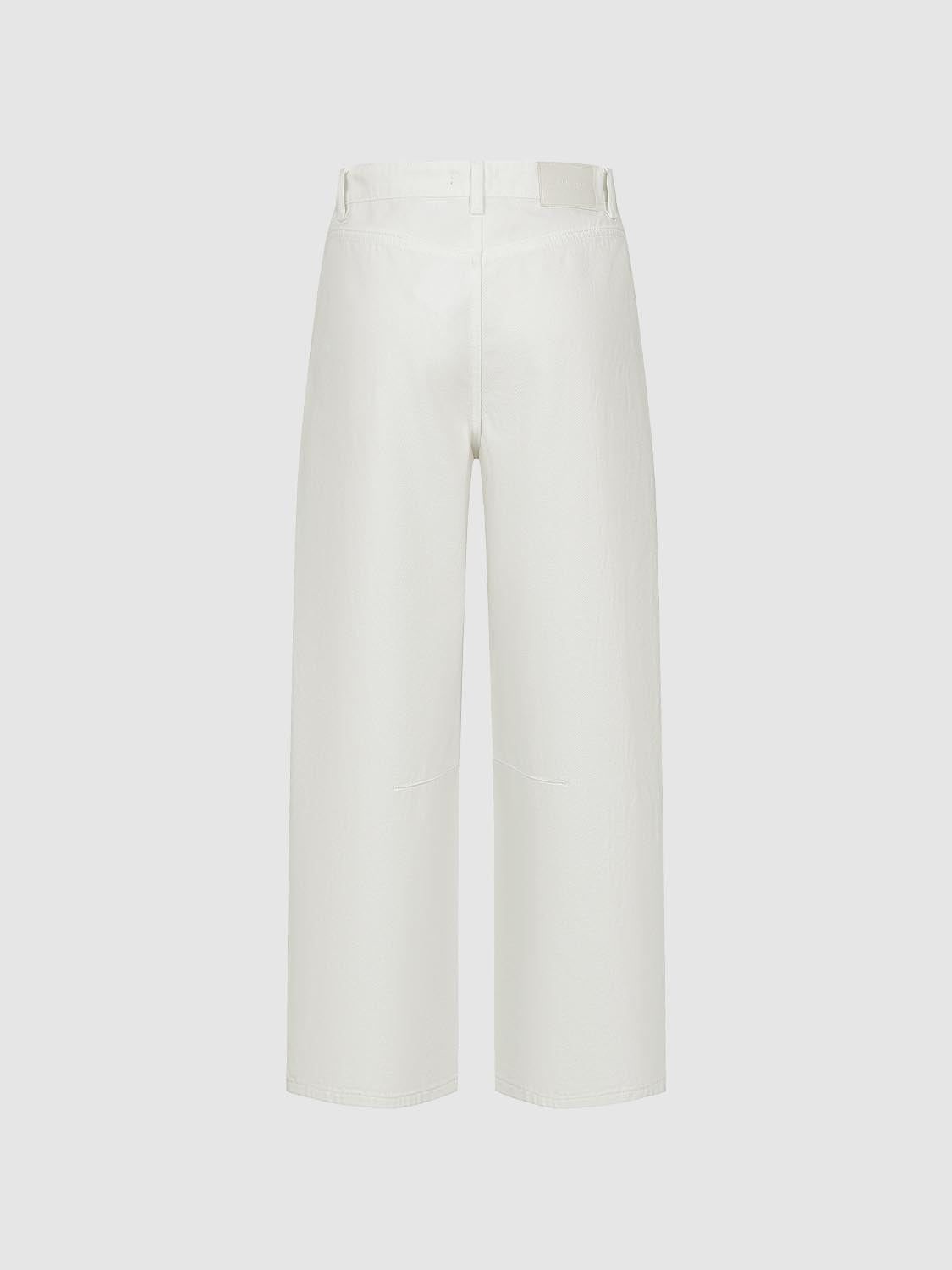 Seamed Barrel Jeans