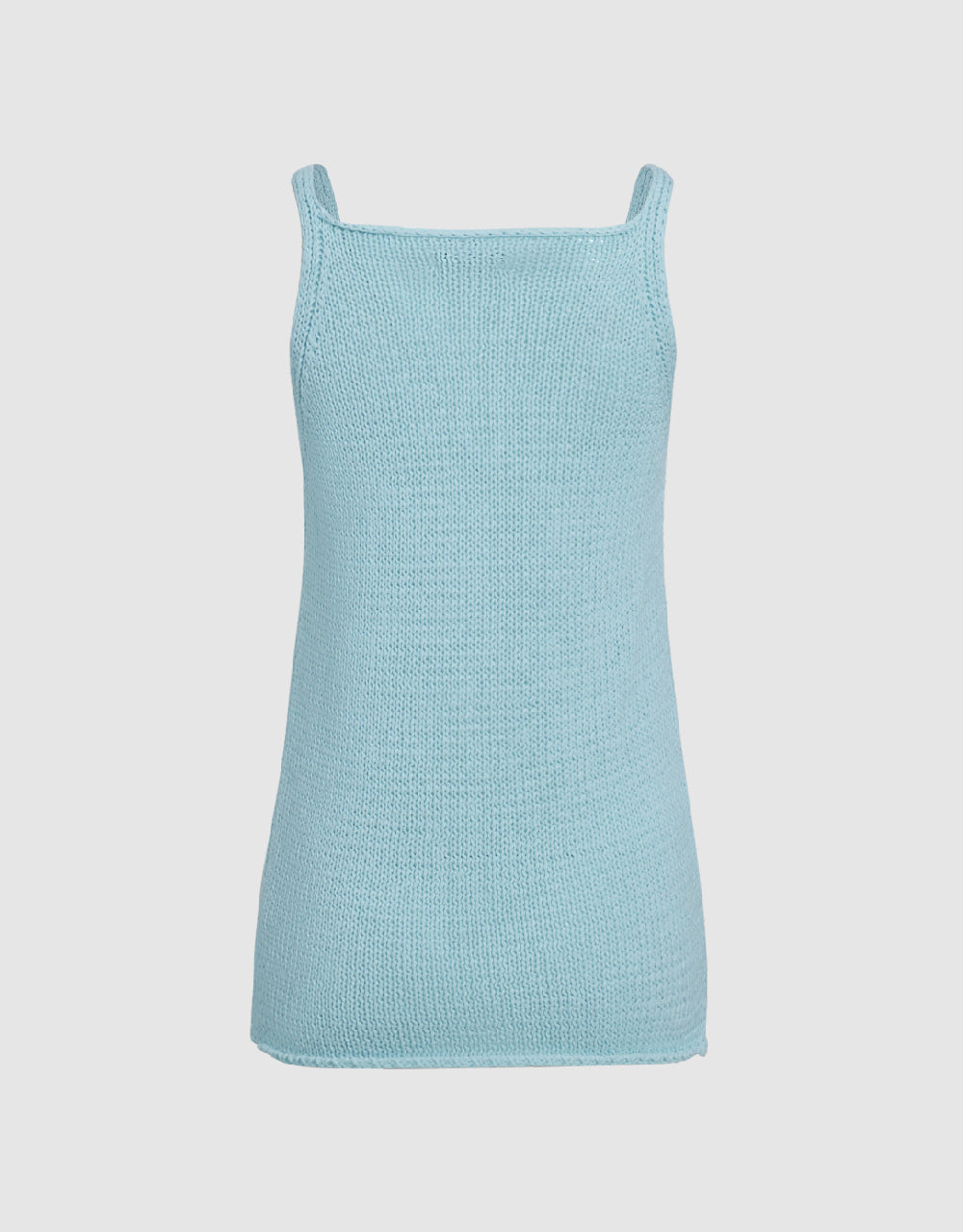 Sleeveless Off-Shoulder Knitted Cami Top