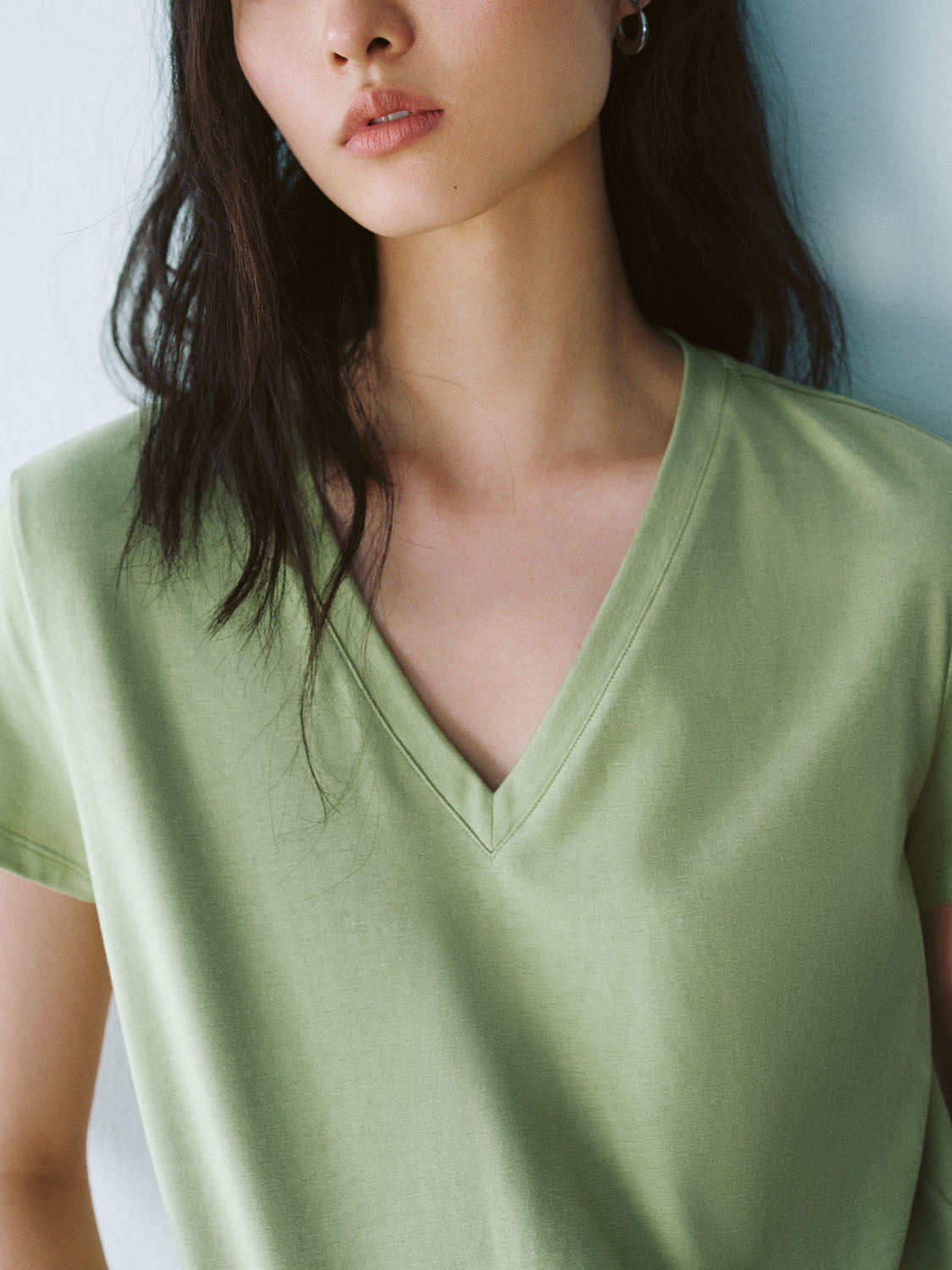 V-Neck Short Sleeve T-Shirts