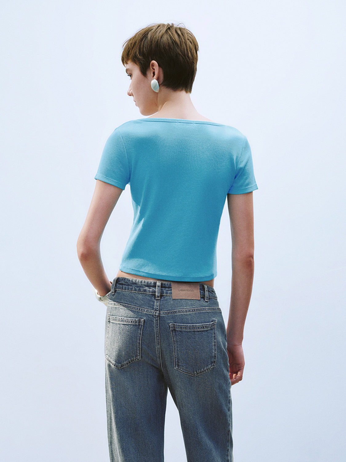 U-Neck Skinny T-Shirts