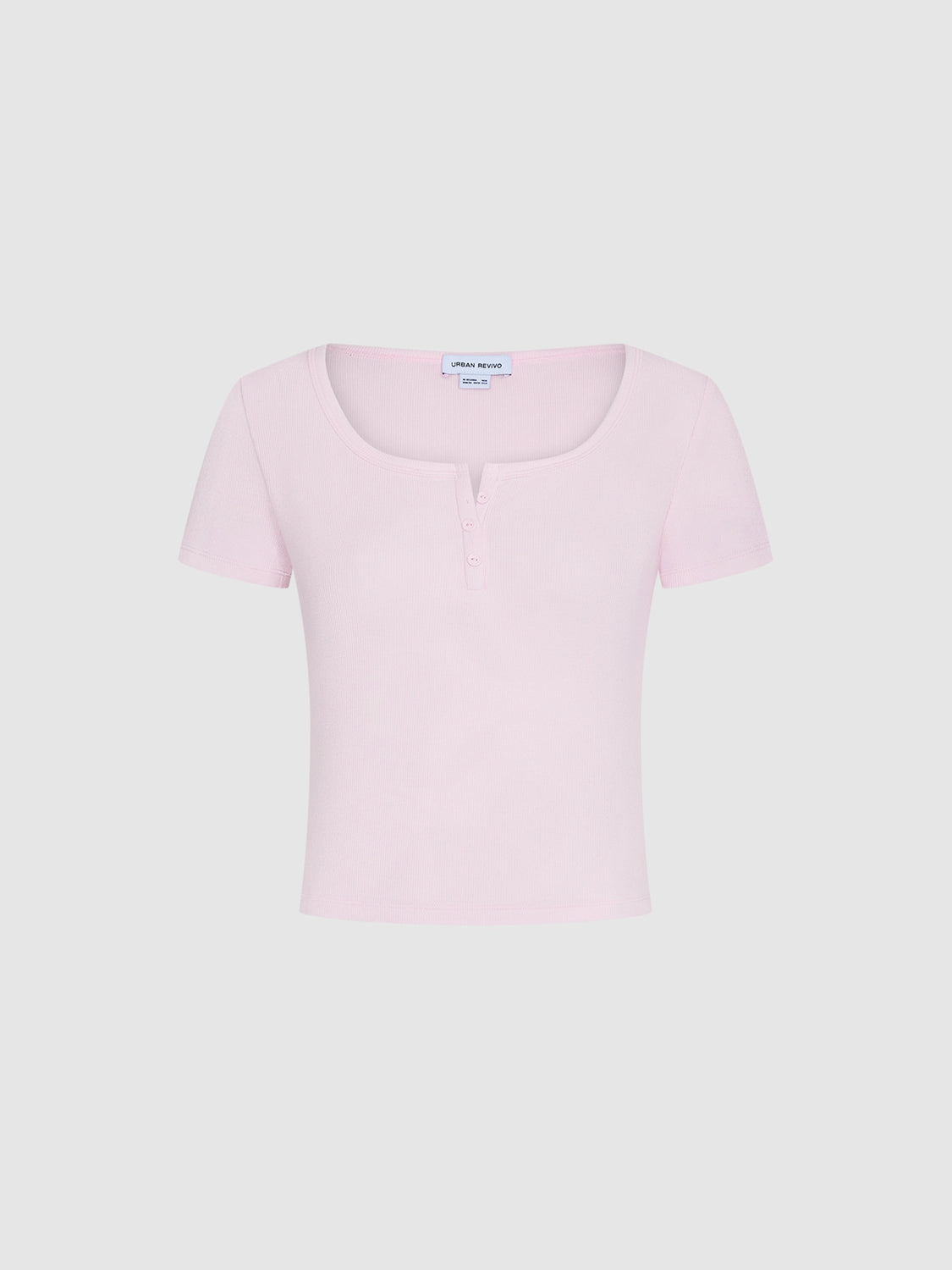 U-Neck Skinny T-Shirts