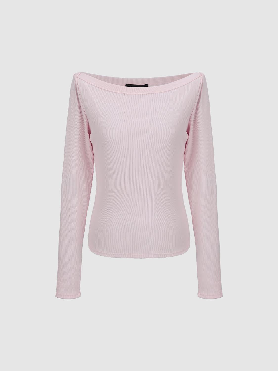 Off-the-Shoulder Long Sleeve T-Shirts