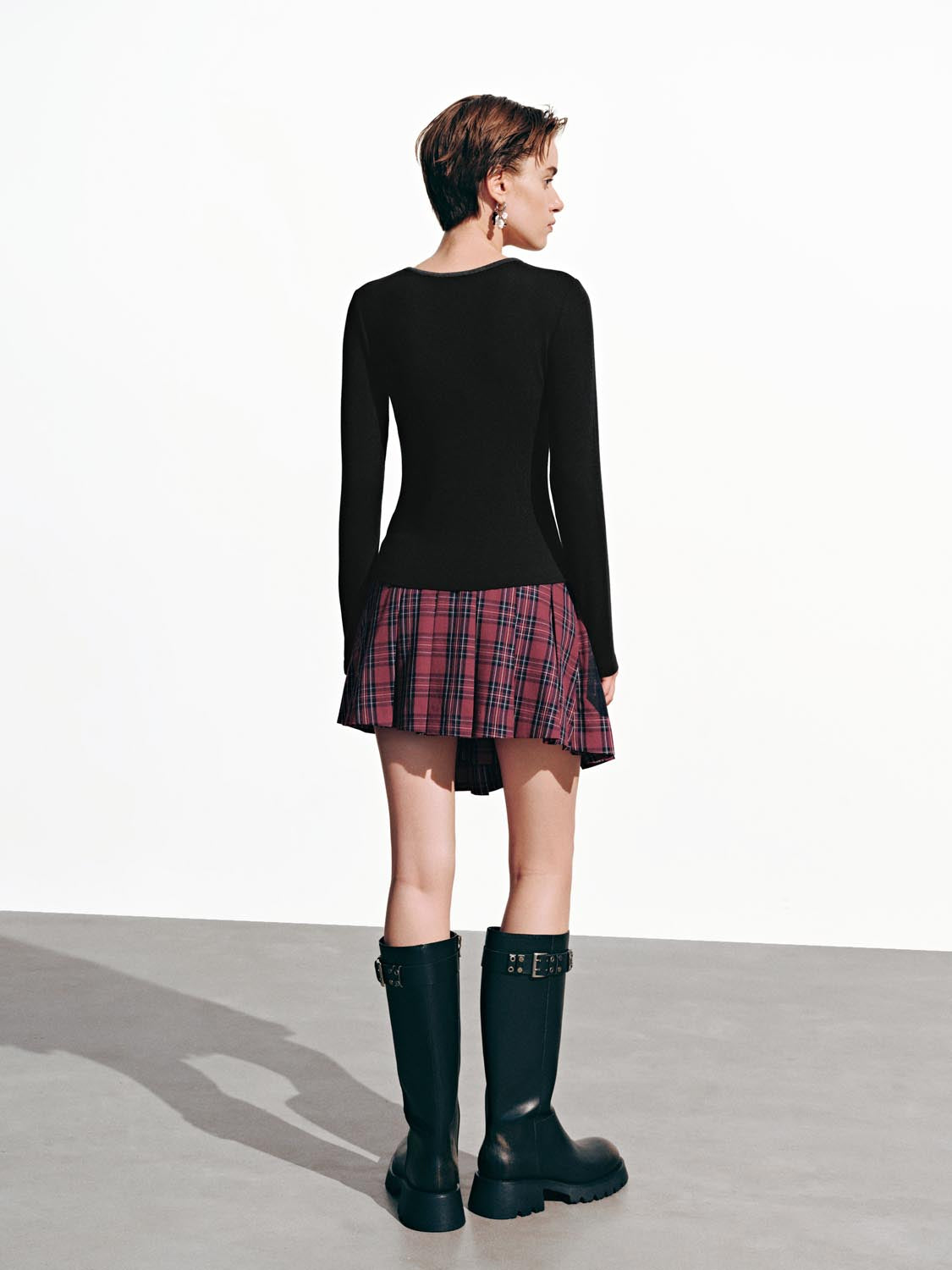 Contrast Long Sleeve T-Shirts