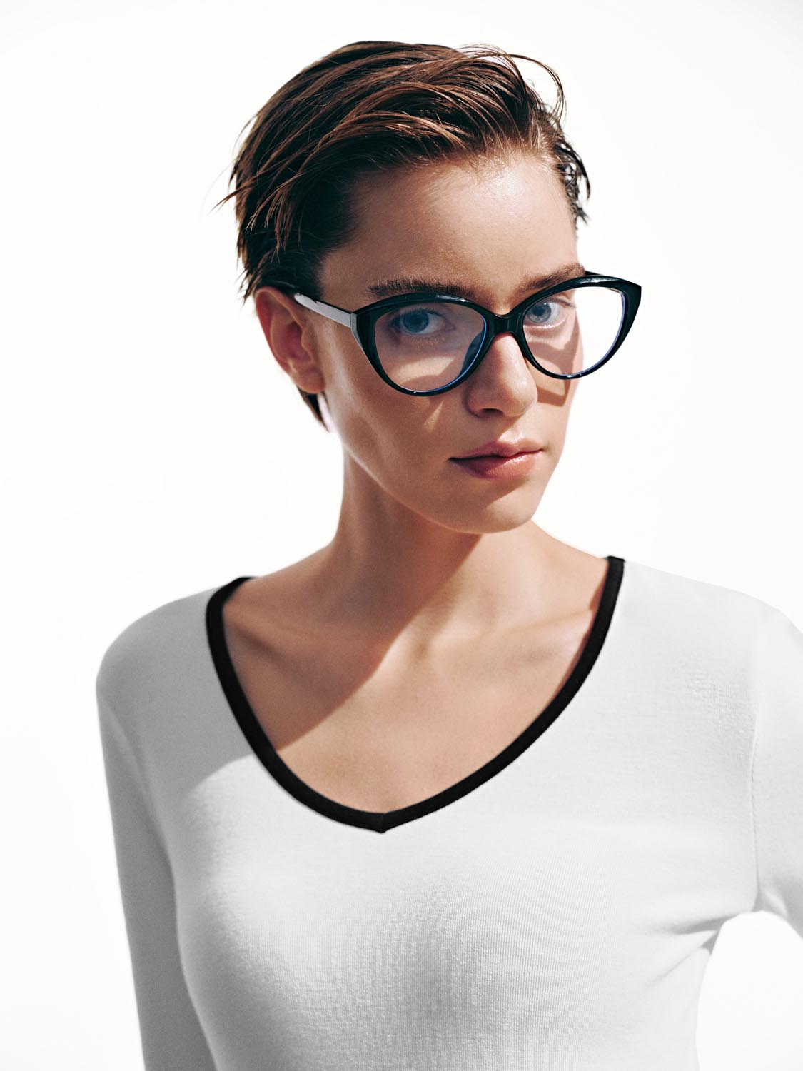 Contrast Long Sleeve T-Shirts