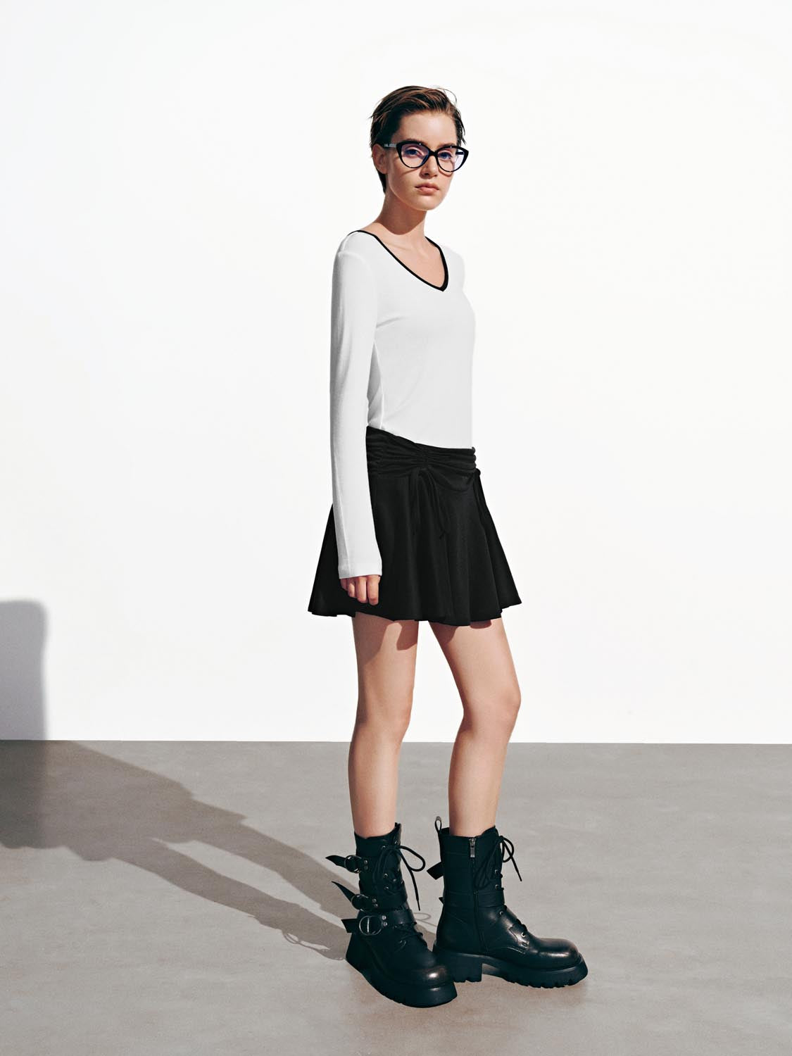 Contrast Long Sleeve T-Shirts