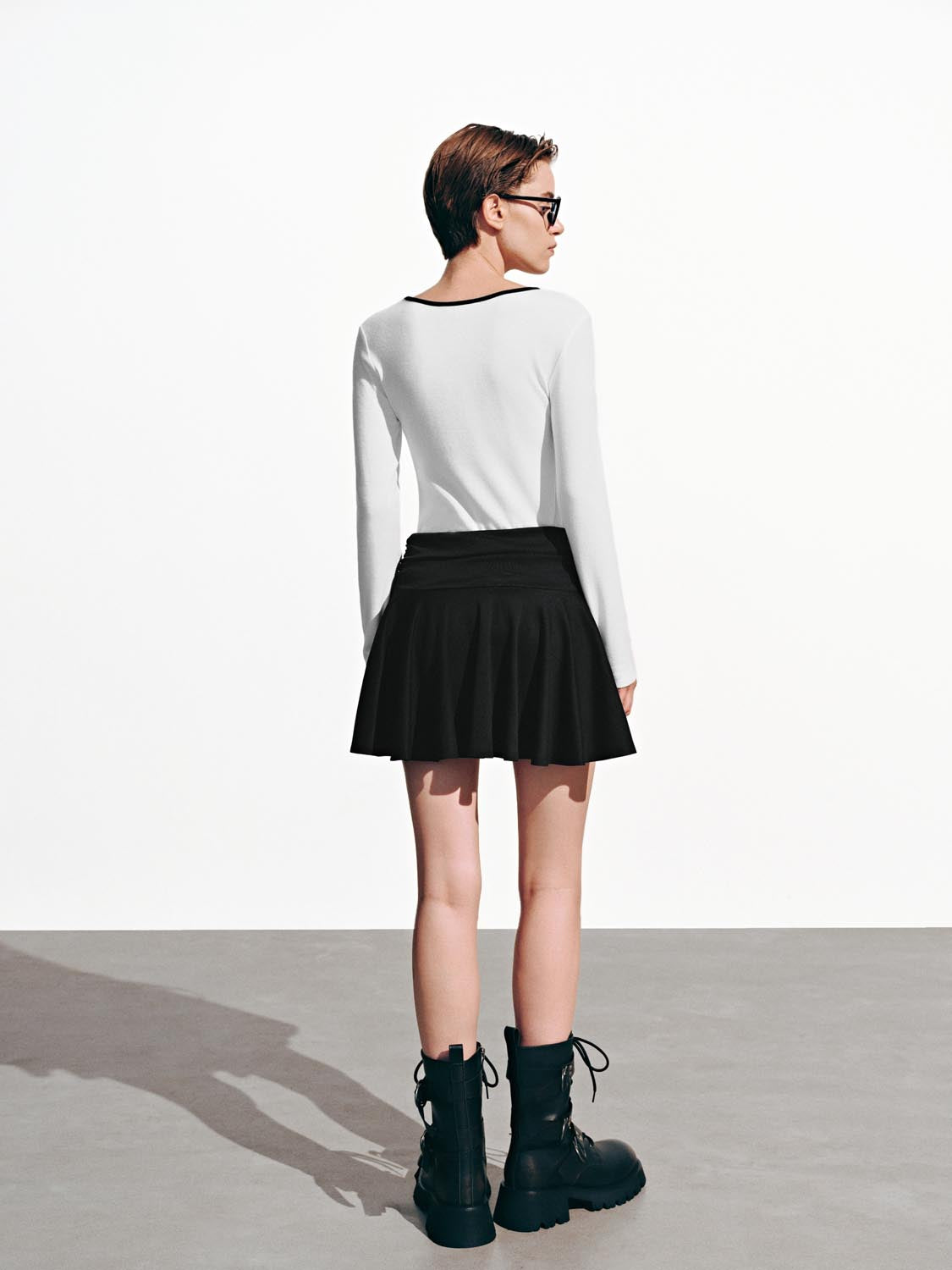 Contrast Long Sleeve T-Shirts