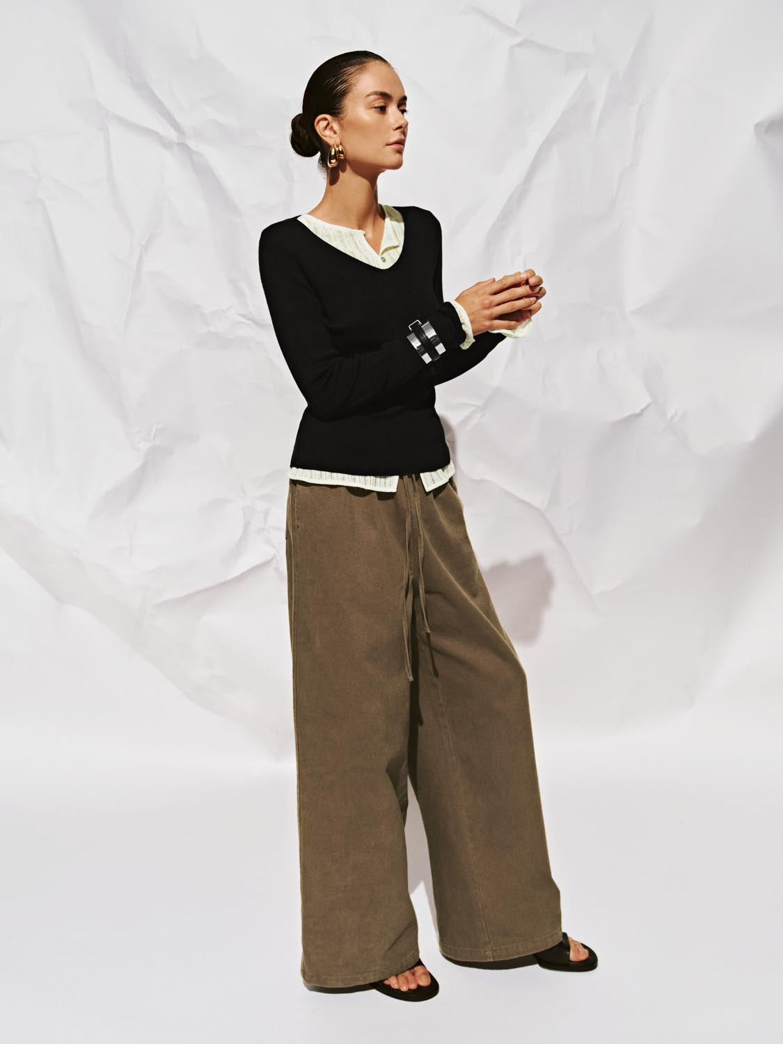 Long Sleeve Knitted T-Shirts