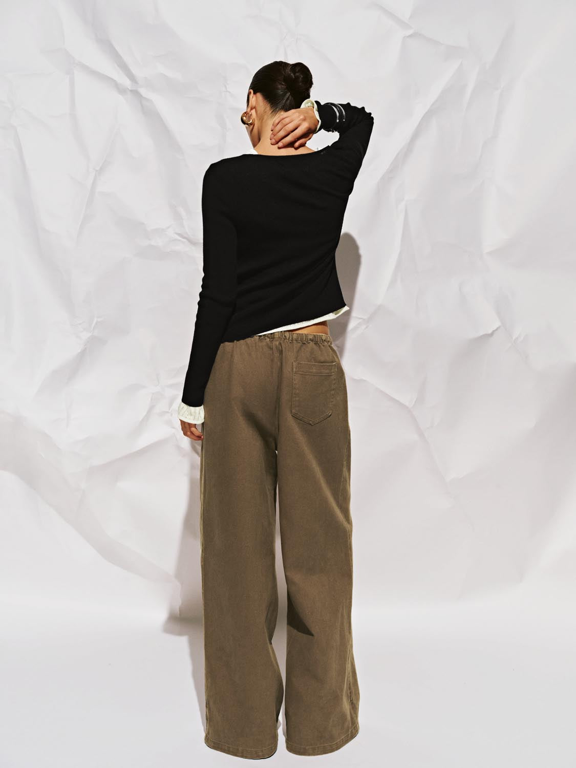 Long Sleeve Knitted T-Shirts