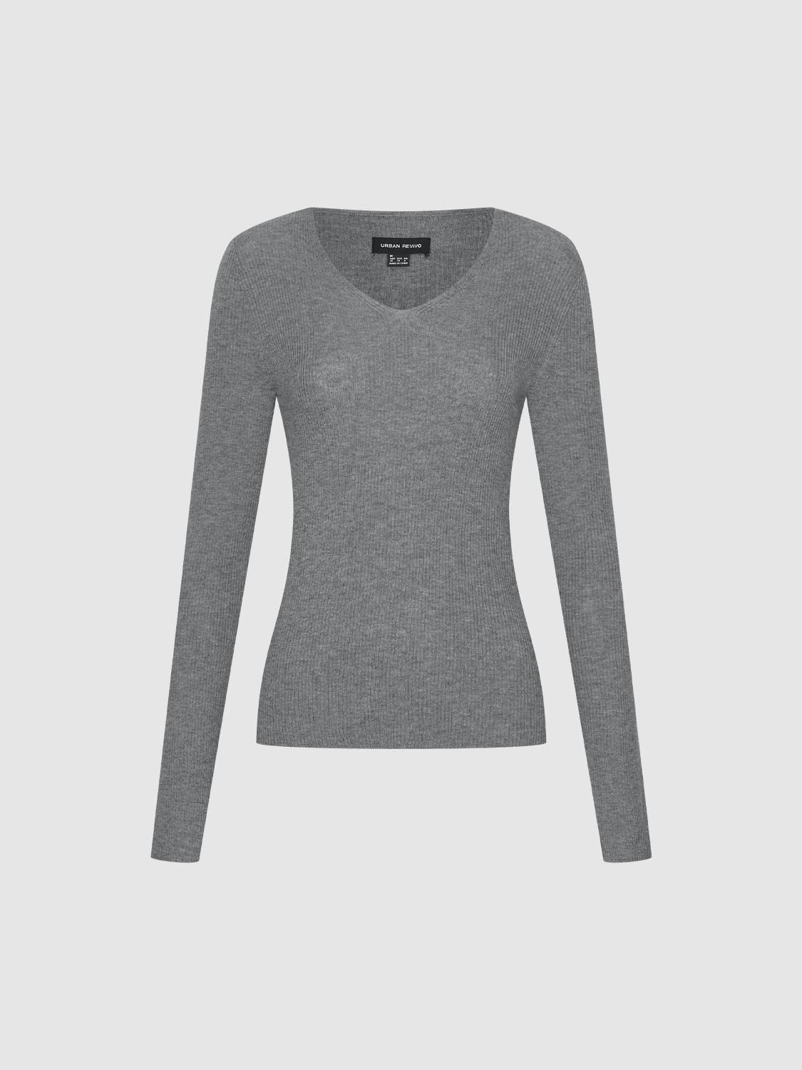 Long Sleeve Knitted T-Shirts