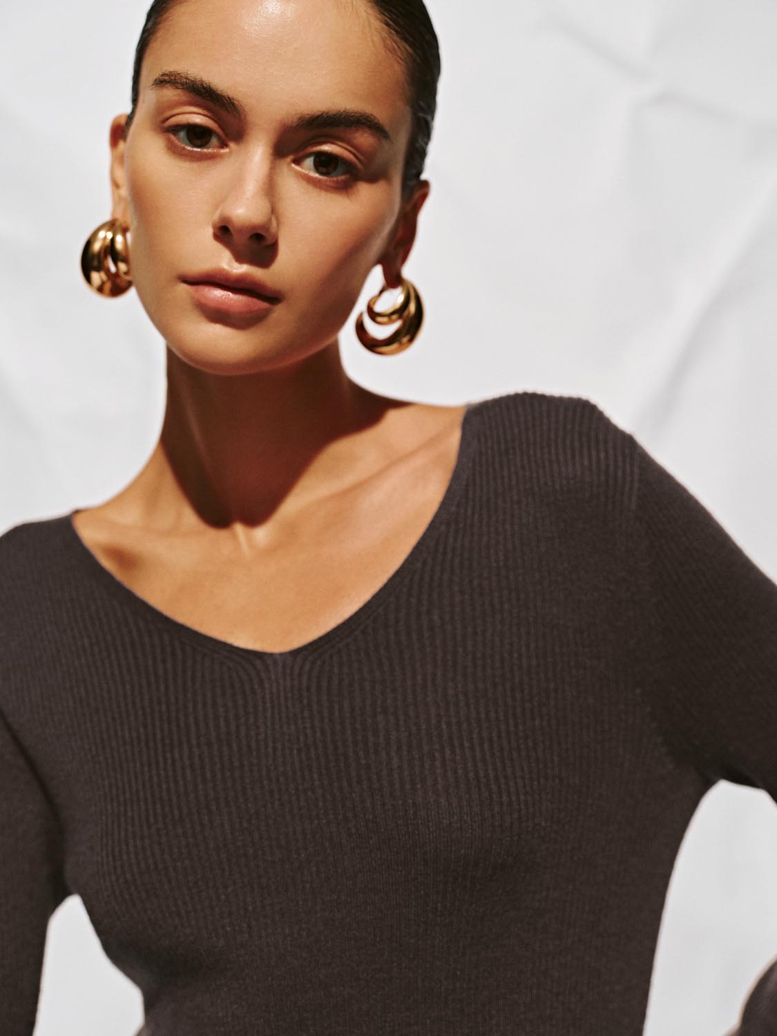 Long Sleeve Knitted T-Shirts