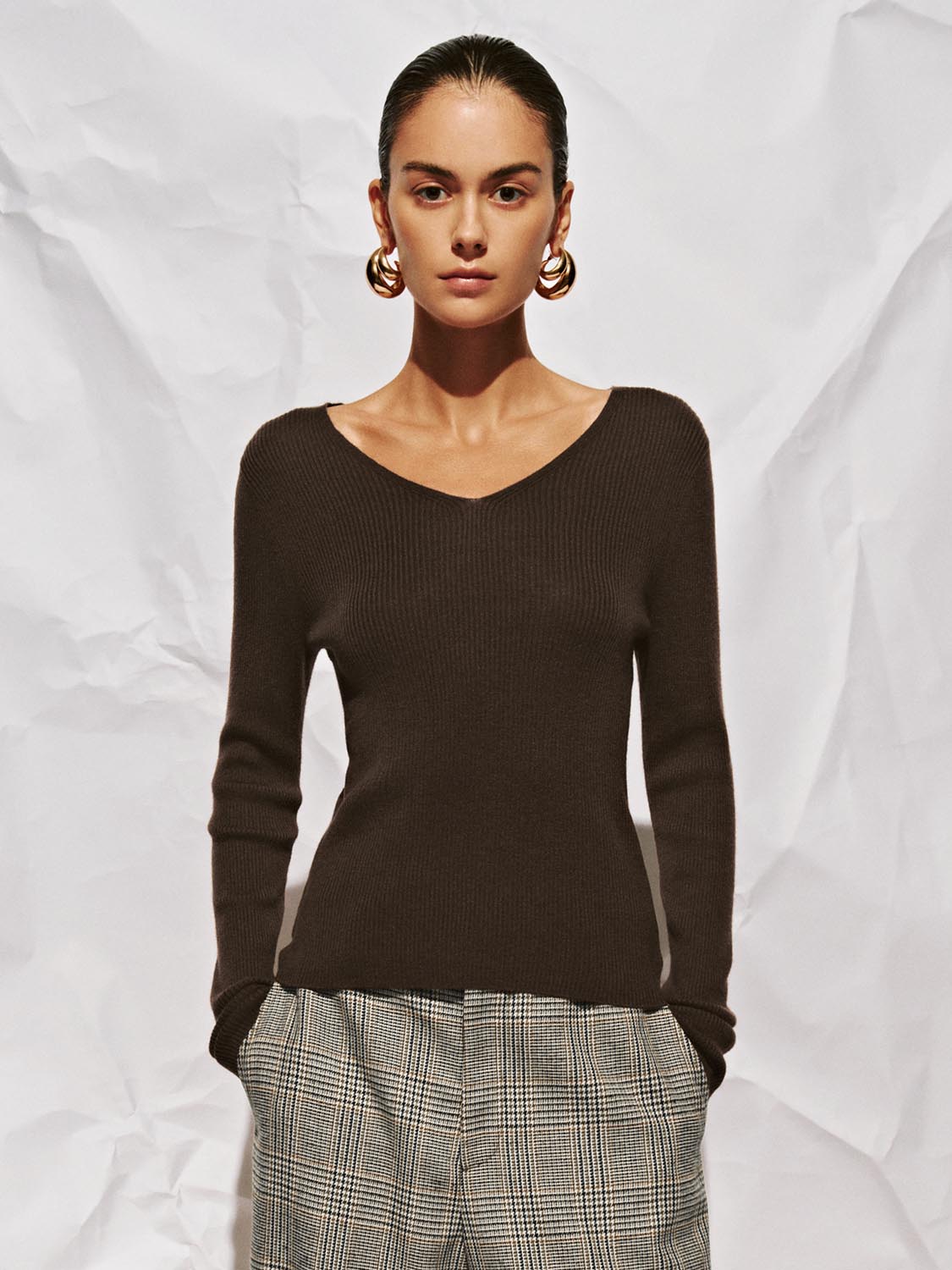 Long Sleeve Knitted T-Shirts