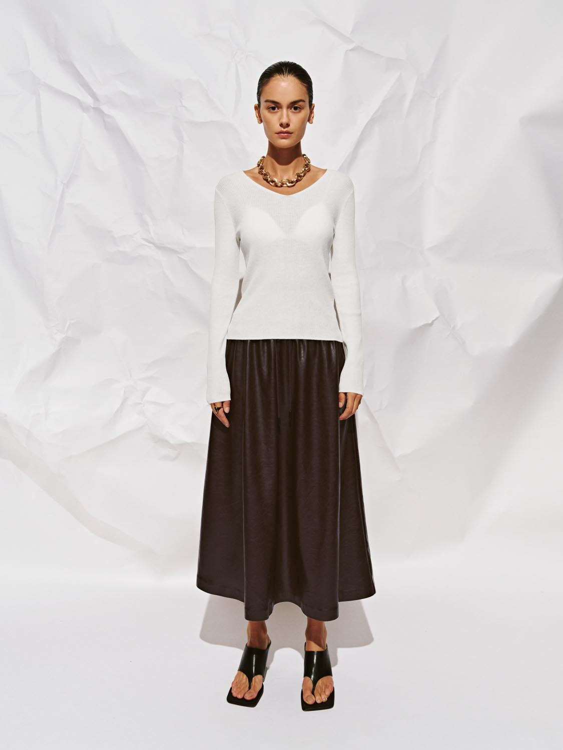 Long Sleeve Knitted T-Shirts