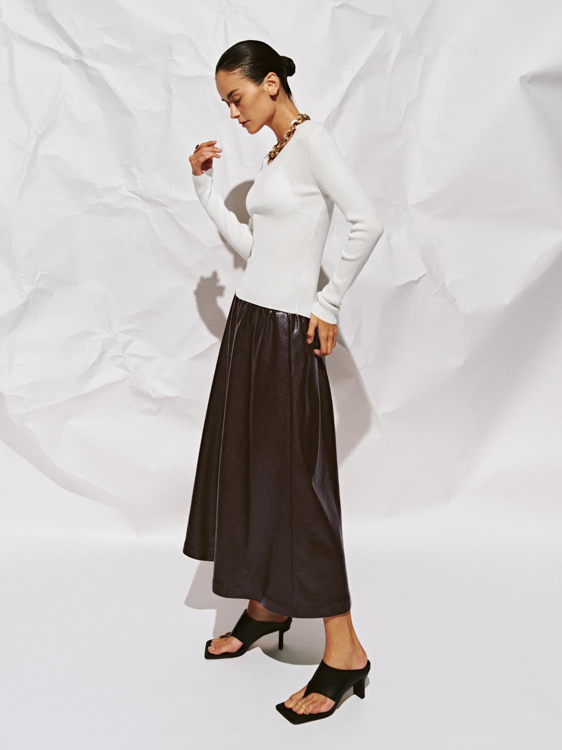 Long Sleeve Knitted T-Shirts