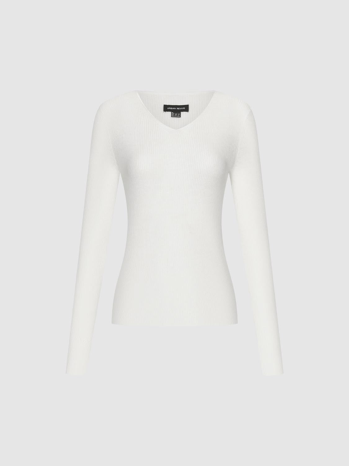 Long Sleeve Knitted T-Shirts