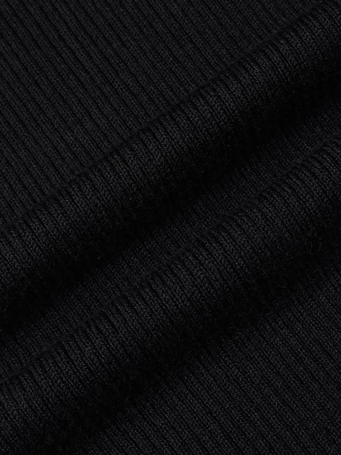 Slim Fit Long Sleeve Knitted T-Shirts