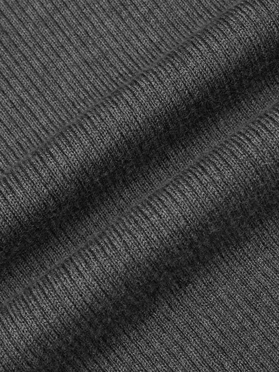 Slim Fit Long Sleeve Knitted T-Shirts