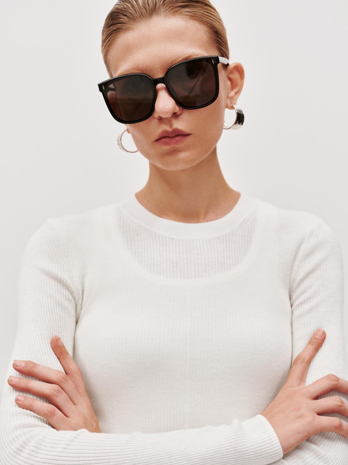 Slim Fit Long Sleeve Knitted T-Shirts