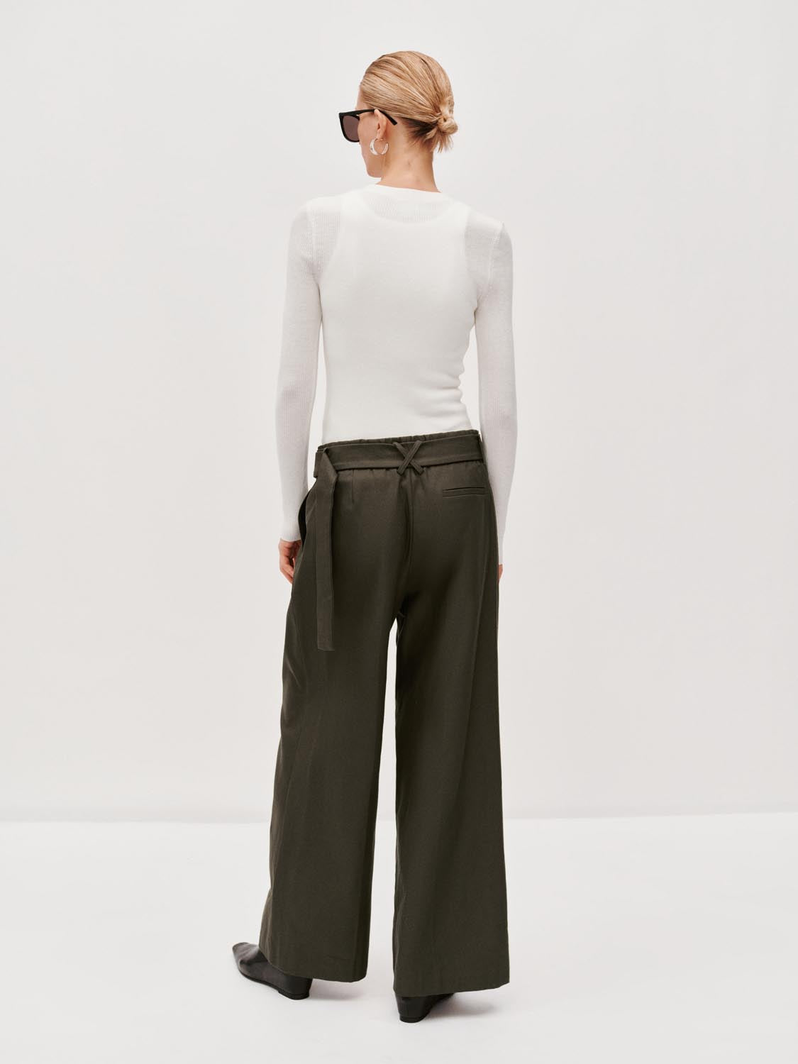 Slim Fit Long Sleeve Knitted T-Shirts