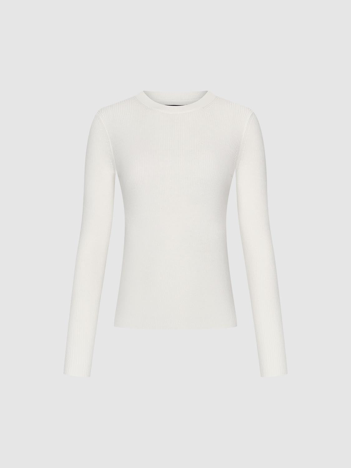 Slim Fit Long Sleeve Knitted T-Shirts