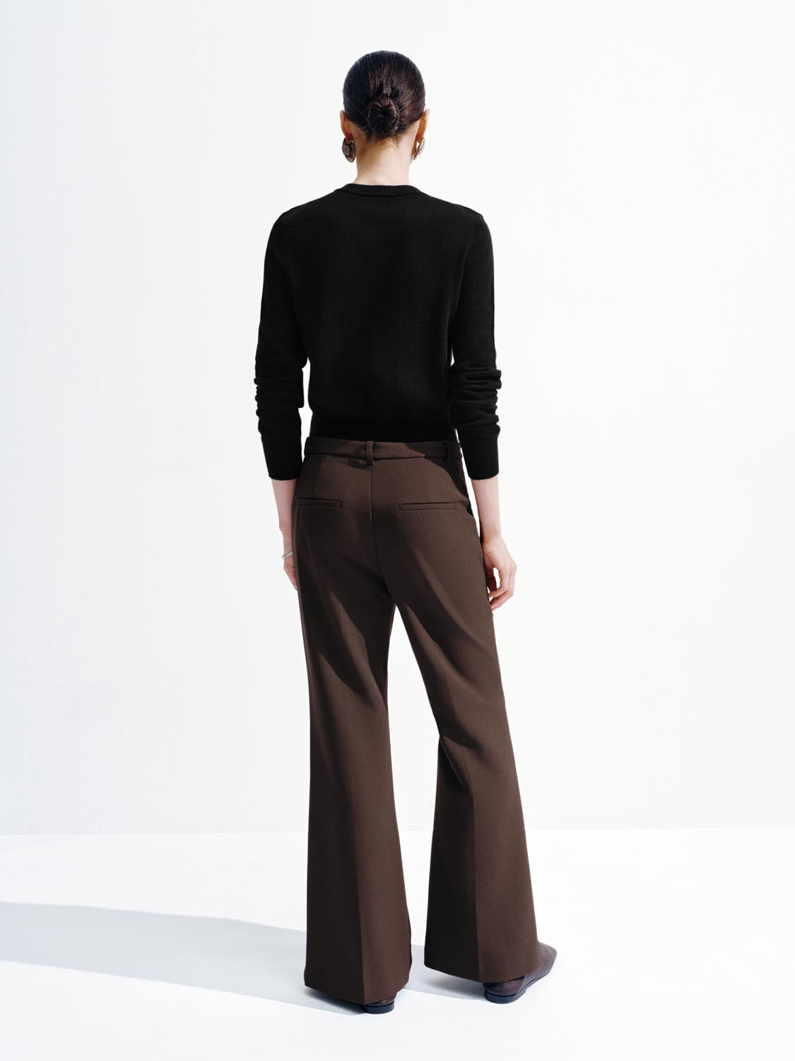 Crew Neck Knitted Cardigans