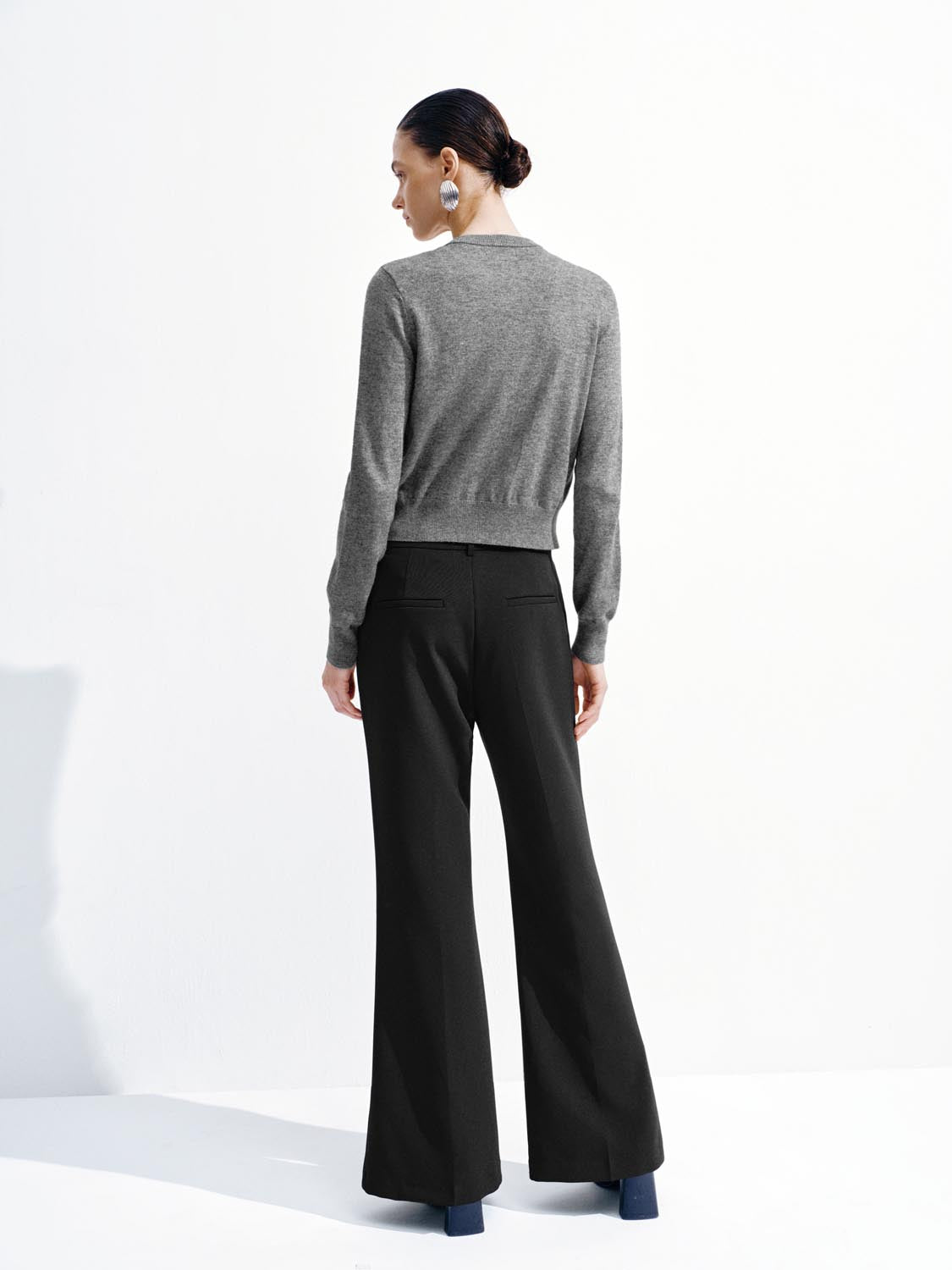 Crew Neck Knitted Cardigans