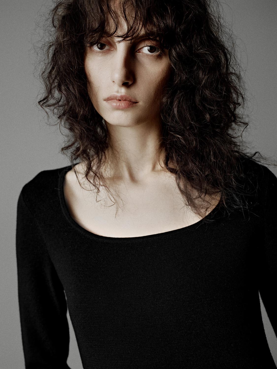 Scoop Neck Knitted T-Shirts