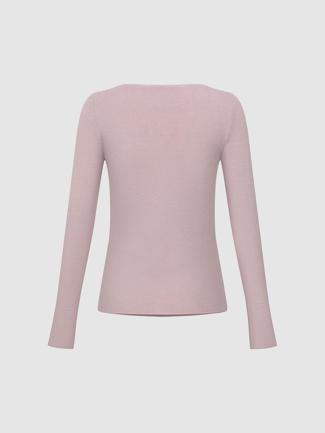 Scoop Neck Knitted T-Shirts