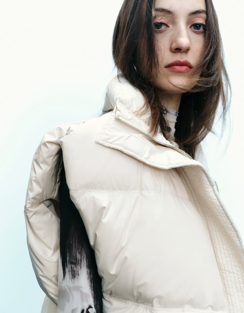 Stand Collar Puffer Waistcoat