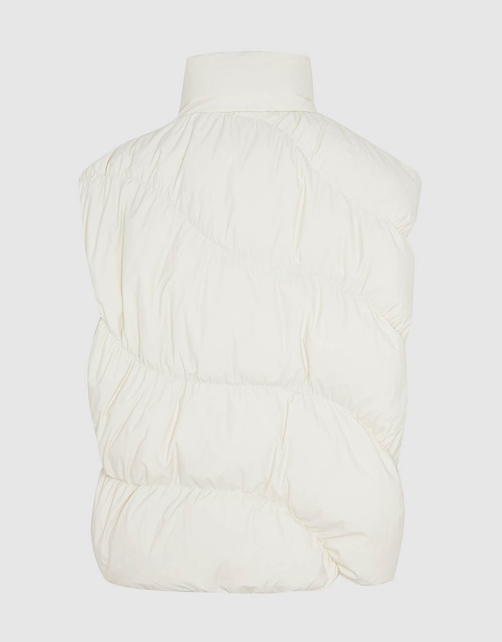 Stand Collar Puffer Waistcoat