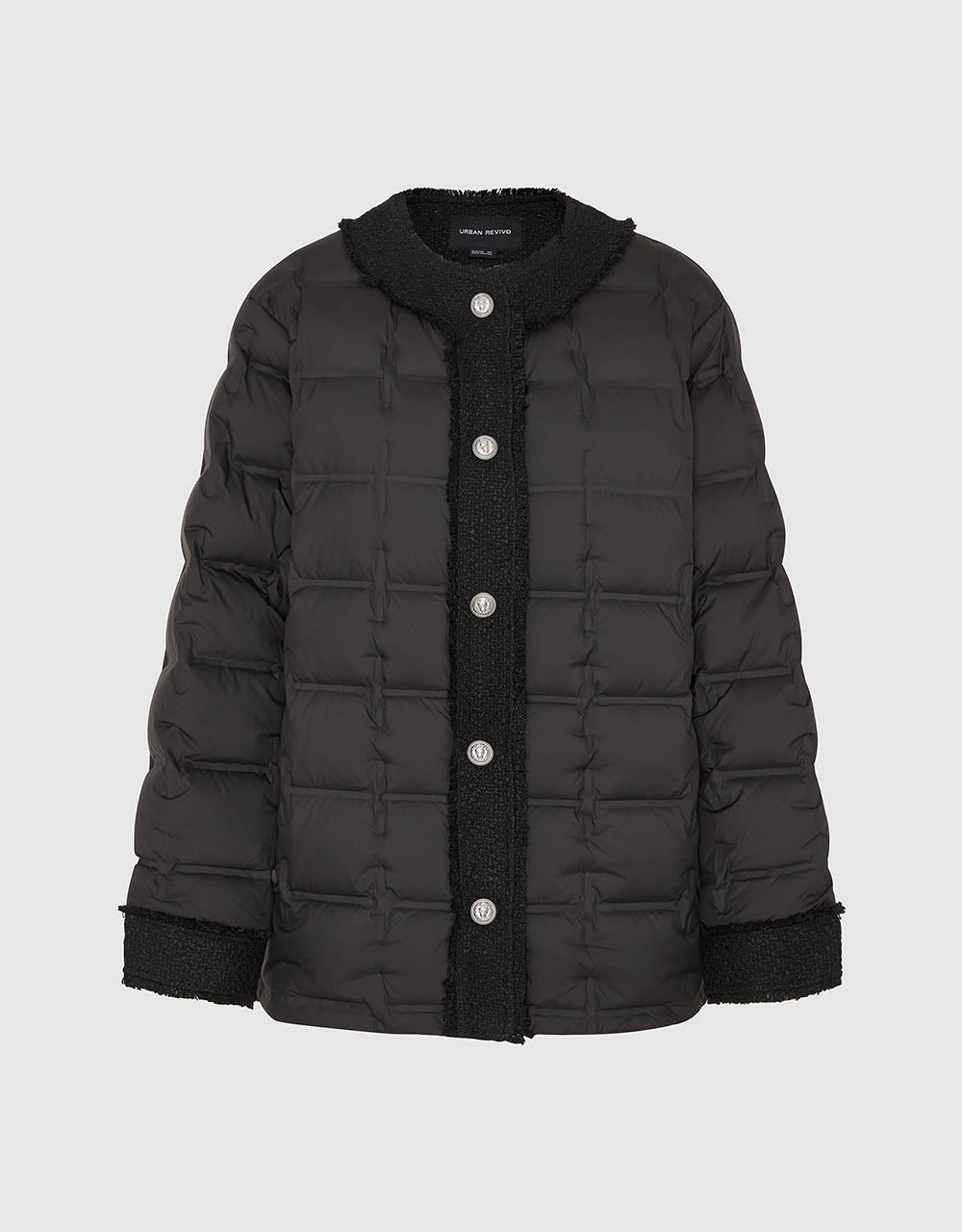 Crew Neck Down Jacket