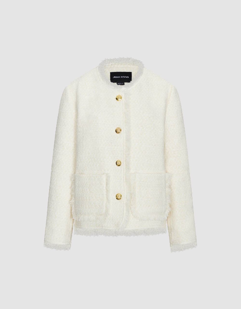 Raw Hem Down Jacket