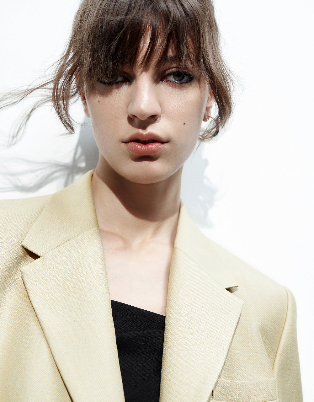 Tailored Notch Lapeled Blazer