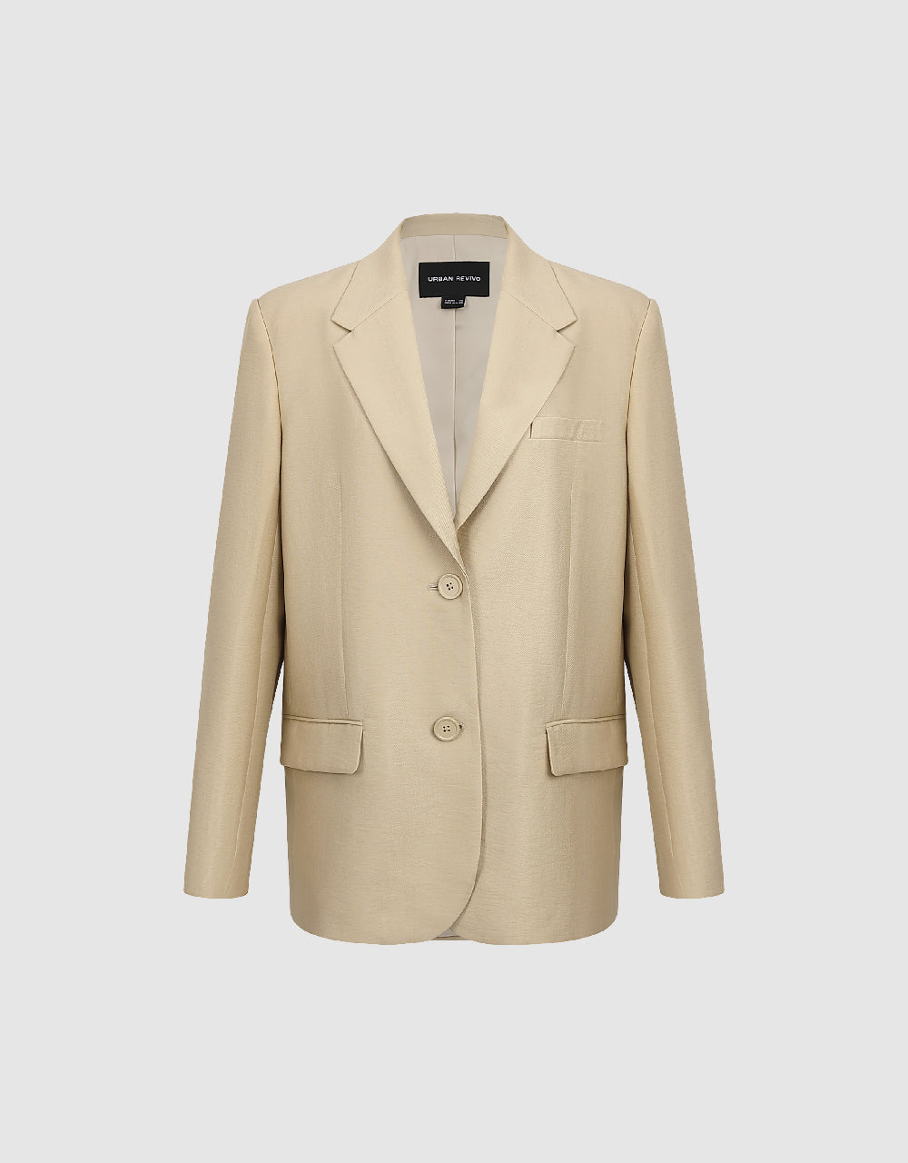 Tailored Notch Lapeled Blazer