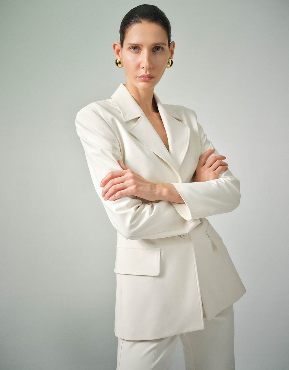 Notch Lapel Skater Blazer
