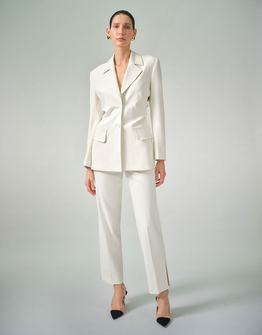 Notch Lapel Skater Blazer